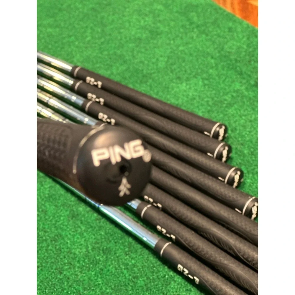 Ping Eye Iron Set 3-SW Karsten Matching Serial Numbers New Grips Steel Shafts